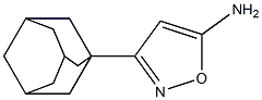 3-(adamantan-1-yl)-1,2-oxazol-5-amine Struktur