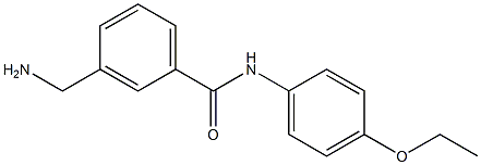 3-(aminomethyl)-N-(4-ethoxyphenyl)benzamide Struktur