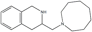 3-(azocan-1-ylmethyl)-1,2,3,4-tetrahydroisoquinoline Struktur