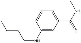 3-(butylamino)-N-methylbenzamide Struktur