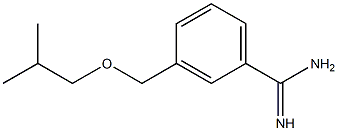 3-(isobutoxymethyl)benzenecarboximidamide Struktur