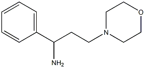 3-(morpholin-4-yl)-1-phenylpropan-1-amine Struktur