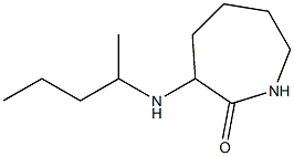 3-(pentan-2-ylamino)azepan-2-one Struktur