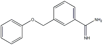 3-(phenoxymethyl)benzenecarboximidamide Struktur