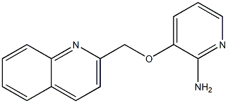 3-(quinolin-2-ylmethoxy)pyridin-2-amine Struktur