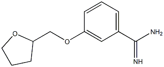 3-(tetrahydrofuran-2-ylmethoxy)benzenecarboximidamide Struktur