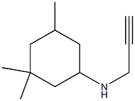 3,3,5-trimethyl-N-(prop-2-yn-1-yl)cyclohexan-1-amine Struktur