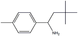 3,3-dimethyl-1-(4-methylphenyl)butan-1-amine Struktur