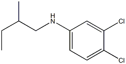 3,4-dichloro-N-(2-methylbutyl)aniline Struktur