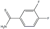 3,4-difluorobenzenecarbothioamide Struktur