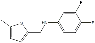 3,4-difluoro-N-[(5-methylthiophen-2-yl)methyl]aniline Struktur