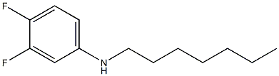 3,4-difluoro-N-heptylaniline Struktur