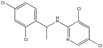 3,5-dichloro-N-[1-(2,4-dichlorophenyl)ethyl]pyridin-2-amine Struktur