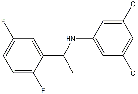 3,5-dichloro-N-[1-(2,5-difluorophenyl)ethyl]aniline Struktur