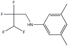 3,5-dimethyl-N-(2,2,3,3-tetrafluoropropyl)aniline Struktur