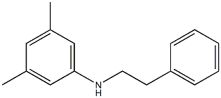 3,5-dimethyl-N-(2-phenylethyl)aniline Struktur