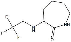 3-[(2,2,2-trifluoroethyl)amino]azepan-2-one Struktur