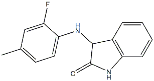 3-[(2-fluoro-4-methylphenyl)amino]-2,3-dihydro-1H-indol-2-one Struktur