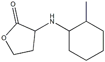 3-[(2-methylcyclohexyl)amino]oxolan-2-one Struktur