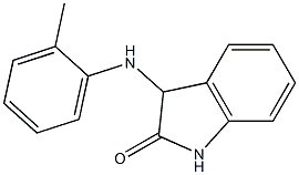 3-[(2-methylphenyl)amino]-2,3-dihydro-1H-indol-2-one Struktur