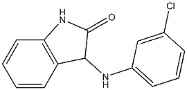 3-[(3-chlorophenyl)amino]-2,3-dihydro-1H-indol-2-one Struktur