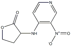 3-[(3-nitropyridin-4-yl)amino]oxolan-2-one Struktur