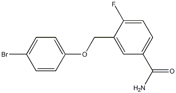 3-[(4-bromophenoxy)methyl]-4-fluorobenzamide Struktur