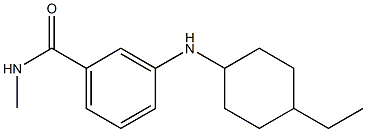 3-[(4-ethylcyclohexyl)amino]-N-methylbenzamide Struktur