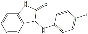 3-[(4-iodophenyl)amino]-2,3-dihydro-1H-indol-2-one Struktur