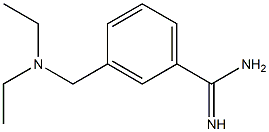 3-[(diethylamino)methyl]benzenecarboximidamide Struktur