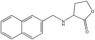 3-[(naphthalen-2-ylmethyl)amino]oxolan-2-one Struktur