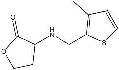 3-{[(3-methylthiophen-2-yl)methyl]amino}oxolan-2-one Struktur