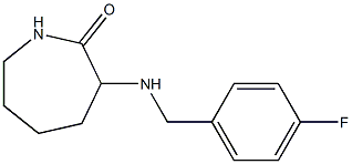 3-{[(4-fluorophenyl)methyl]amino}azepan-2-one Struktur