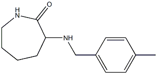 3-{[(4-methylphenyl)methyl]amino}azepan-2-one Struktur