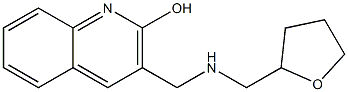 3-{[(oxolan-2-ylmethyl)amino]methyl}quinolin-2-ol Struktur