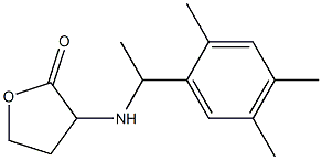 3-{[1-(2,4,5-trimethylphenyl)ethyl]amino}oxolan-2-one Struktur