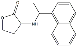 3-{[1-(naphthalen-1-yl)ethyl]amino}oxolan-2-one Struktur