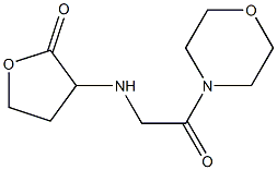 3-{[2-(morpholin-4-yl)-2-oxoethyl]amino}oxolan-2-one Struktur