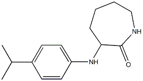 3-{[4-(propan-2-yl)phenyl]amino}azepan-2-one Struktur