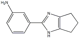 3-{1H,4H,5H,6H-cyclopenta[d]imidazol-2-yl}aniline Struktur