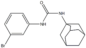 3-adamantan-1-yl-1-(3-bromophenyl)urea Struktur