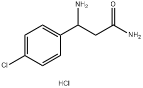 3-amino-3-(4-chlorophenyl)propanamide Struktur