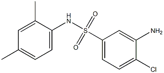 3-amino-4-chloro-N-(2,4-dimethylphenyl)benzene-1-sulfonamide Struktur