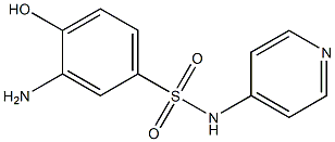 3-amino-4-hydroxy-N-(pyridin-4-yl)benzene-1-sulfonamide Struktur