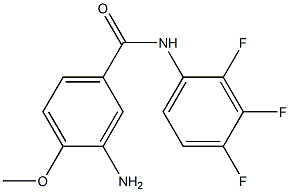 3-amino-4-methoxy-N-(2,3,4-trifluorophenyl)benzamide Struktur