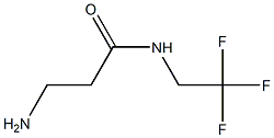 3-amino-N-(2,2,2-trifluoroethyl)propanamide Struktur