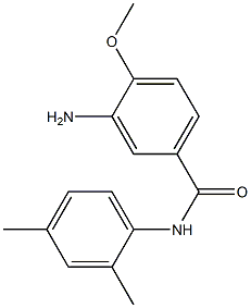 3-amino-N-(2,4-dimethylphenyl)-4-methoxybenzamide Struktur