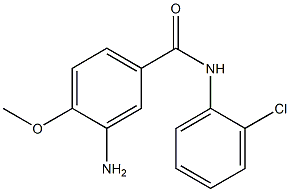 3-amino-N-(2-chlorophenyl)-4-methoxybenzamide Struktur