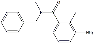 3-amino-N-benzyl-N,2-dimethylbenzamide Struktur