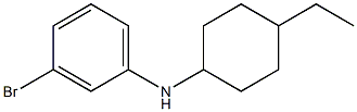 3-bromo-N-(4-ethylcyclohexyl)aniline Struktur